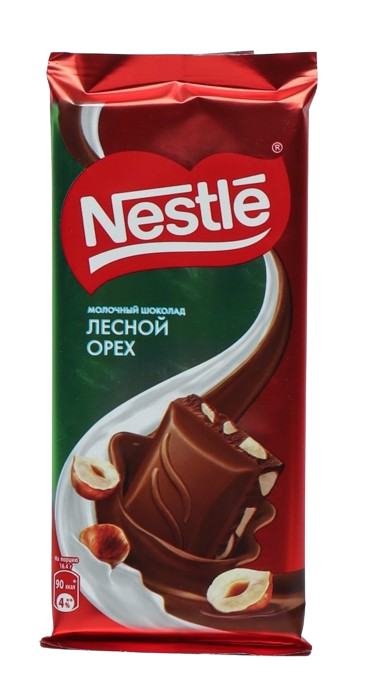 Плиточный Шоколад Лесной Орех 85г