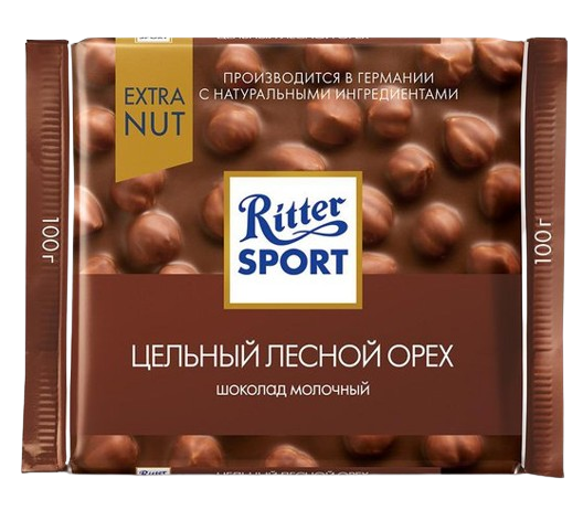 Плиточный шокалад РиттСпорт 100г